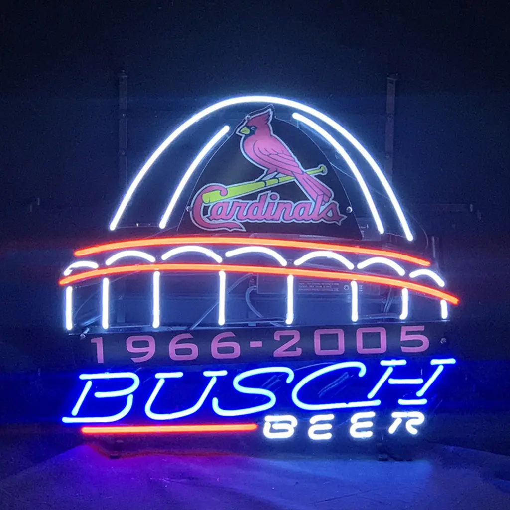 St.Louis Cardinals 1966-2005 Busch Beer Neon Signs 1
