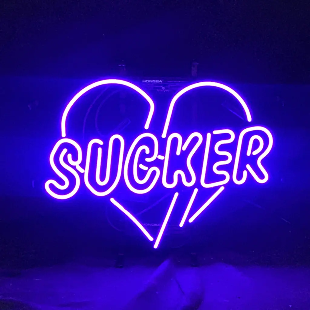 Sucker Heart Neon Signs 1