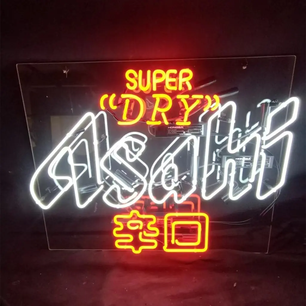 Super Dry Asahi 辛口 Beer Real Neon Sign 1