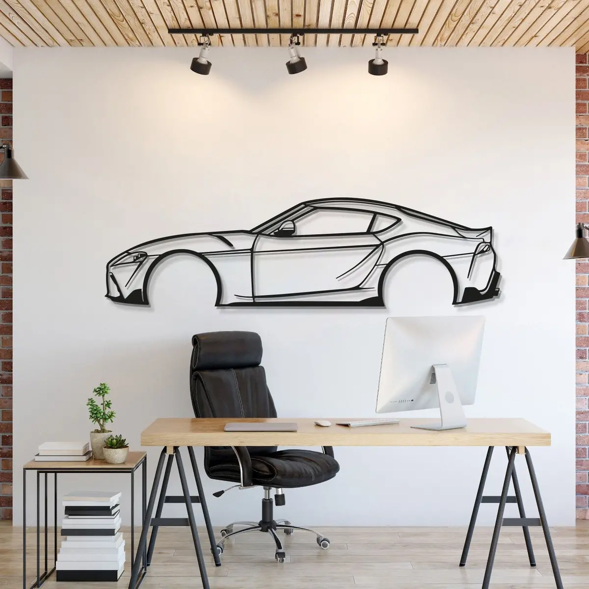 Supra Mk5 Metal Car Wall Art - Mt1098 1