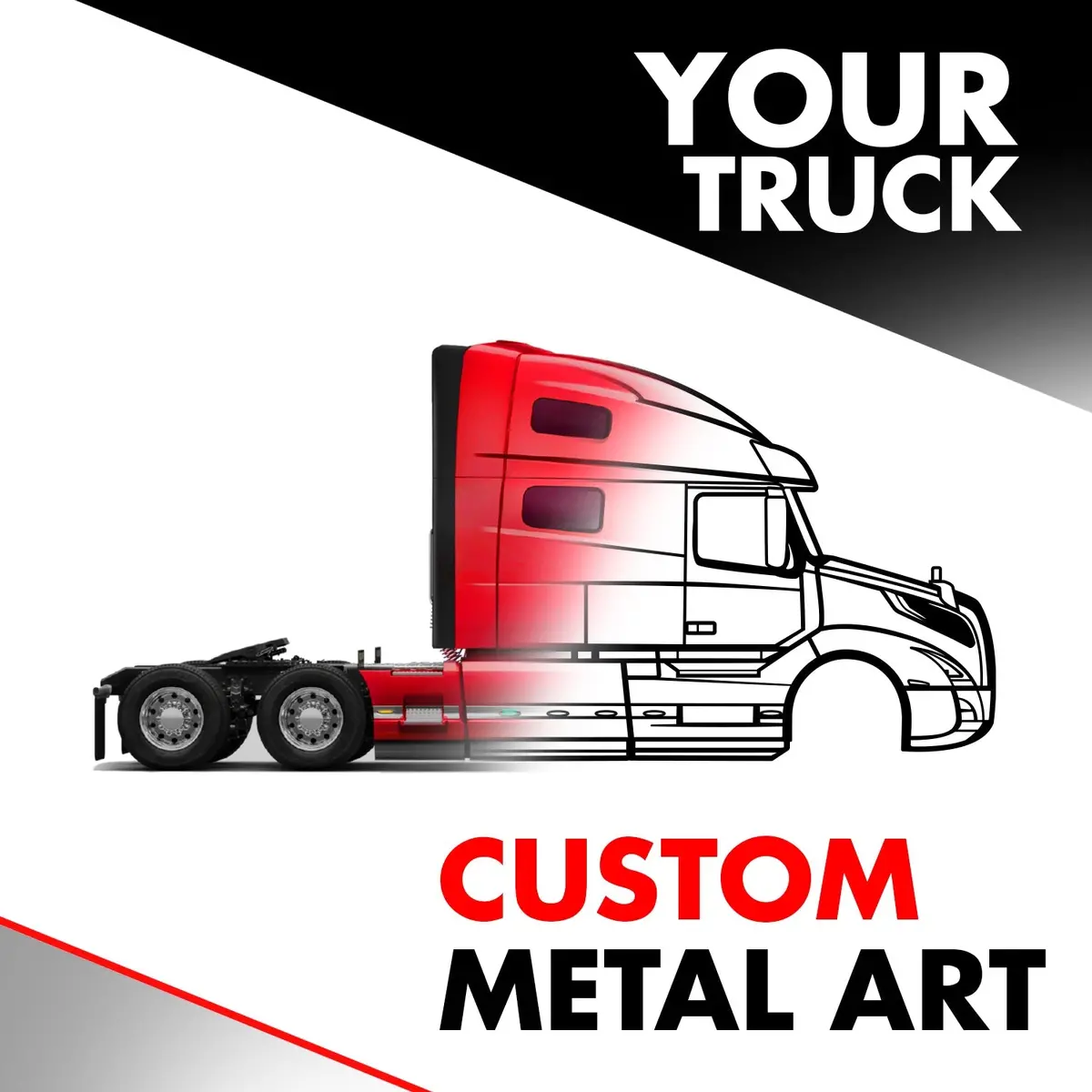 Your Personalized Truck Metal Wall Art - Mt1118 1