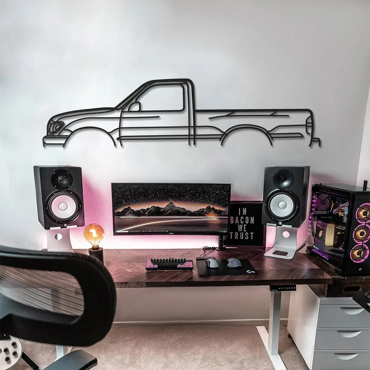 2002 Tacoma Metal Car Wall Art - Mt0303 6