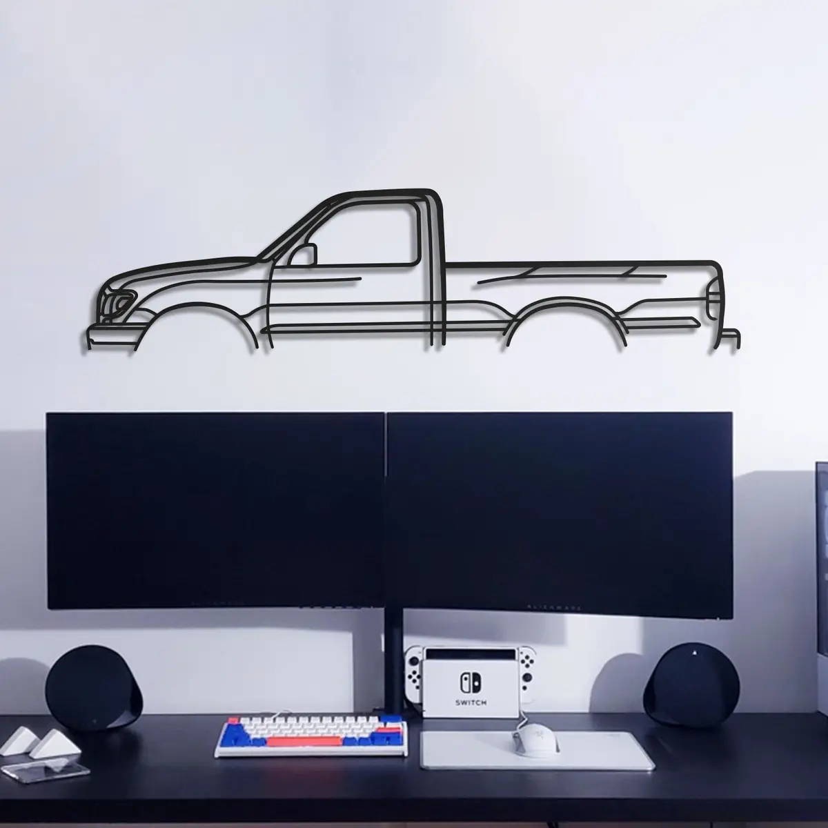 2002 Tacoma Metal Car Wall Art - Mt0303 7