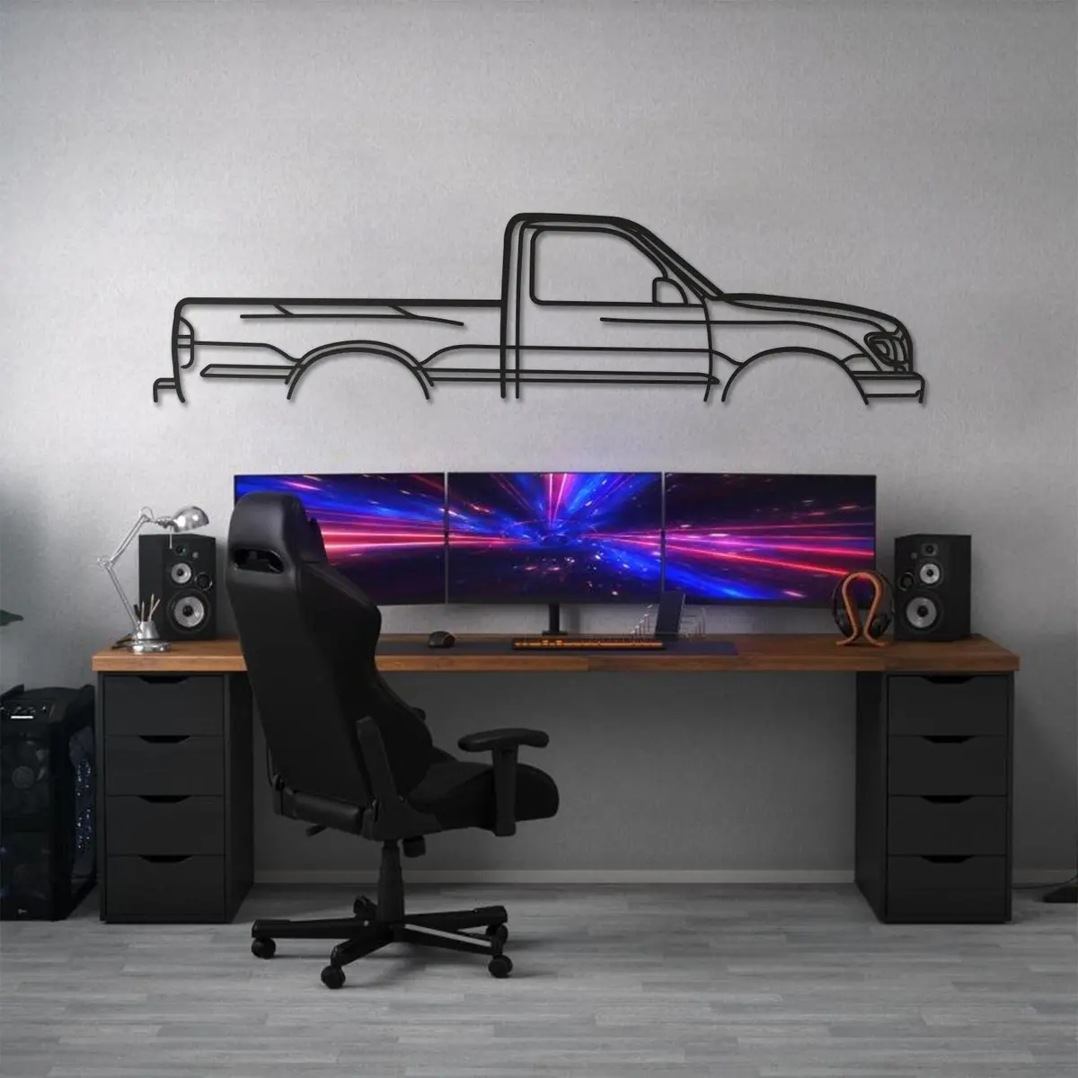 2002 Tacoma Metal Car Wall Art - Mt0303 8