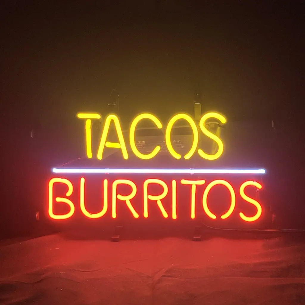 Tacos Burritos Neon Signs 1