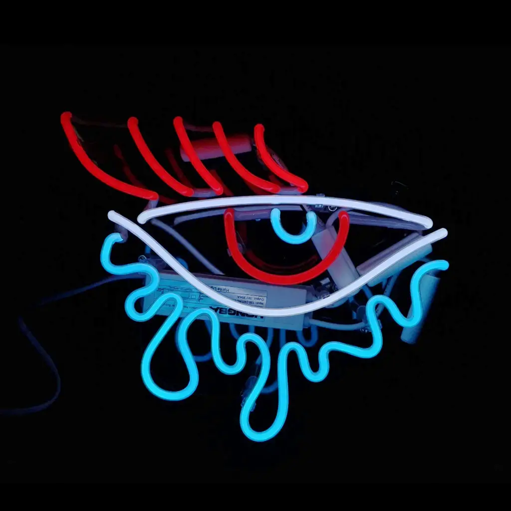Eye Tear Neon Light Sign 1
