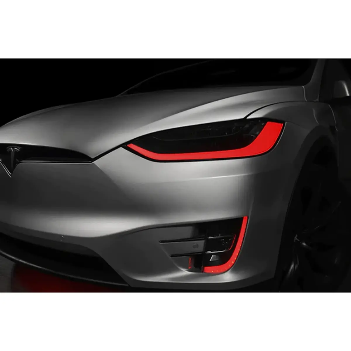 Tesla Model X Drl Boards (Multicolor Flow) 2016-2021 1