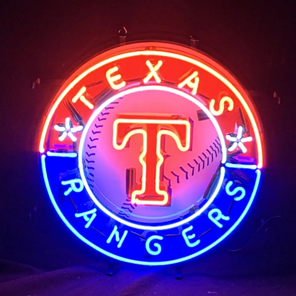 Texas Rangers Neon Signs Light 1