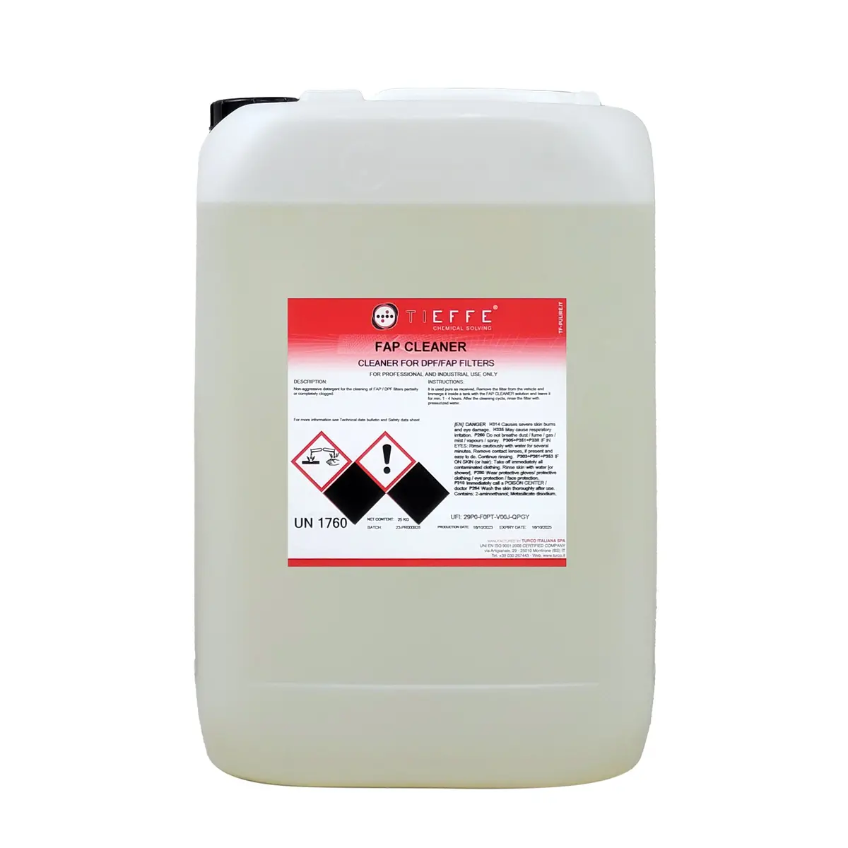Tieffe Dpf Filter Cleaner 1