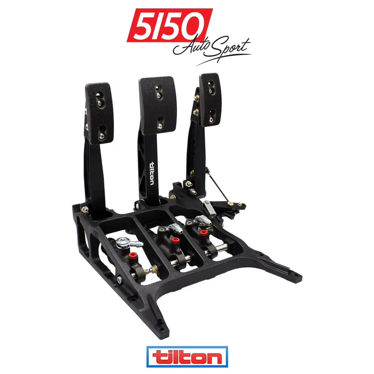 Tilton Engineering 850-Series 3-Pedal Underfoot Assembly 1