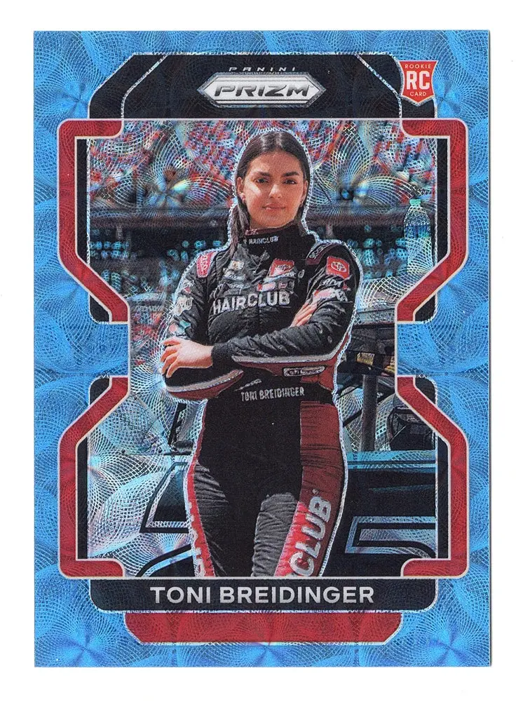 Toni Breidinger 2022 Panini Prizm Racing Carolina Blue Scope Prizm (Official Rookie Card) Rare Collectible Insert Trading Card #30/99 (Only 99 Made) 1