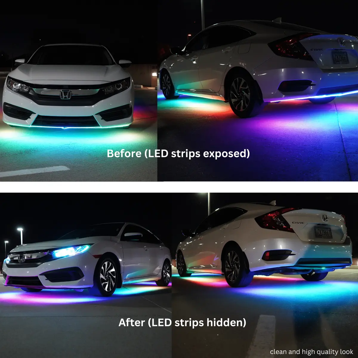 Underglow Strip Hiding Kit 1