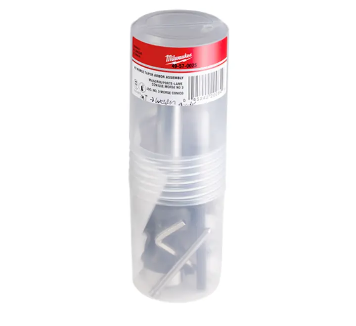 Arbor #3 Morse Taper A 3/4" Weldon | Milwaukee 1