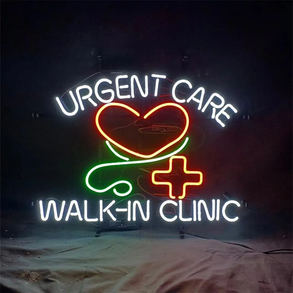 Urgent Care Walk In Clinic Neon Light Sign 1