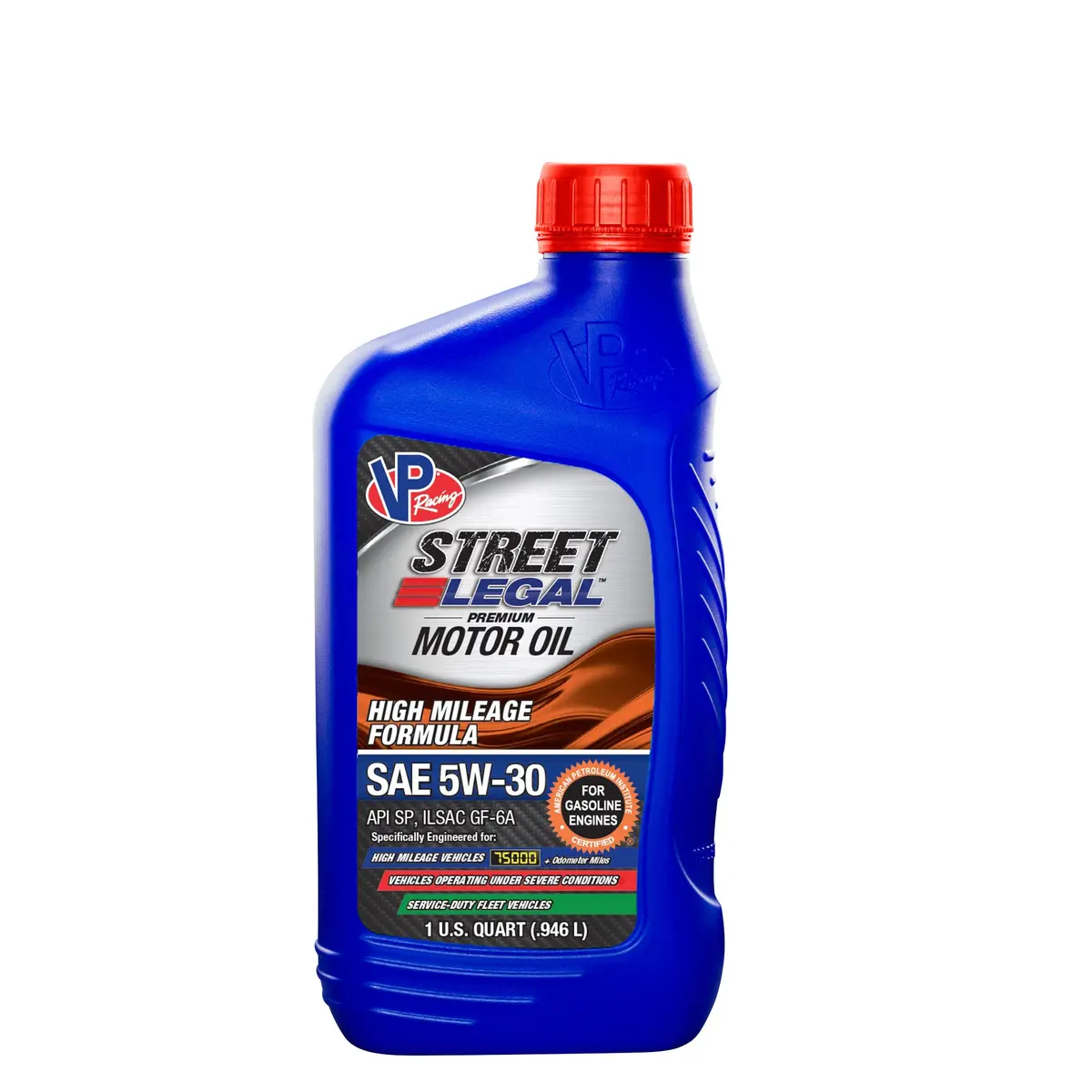 Vp Street Legal™ High Mileage Formula Motor Oil Sae 5W-30 1