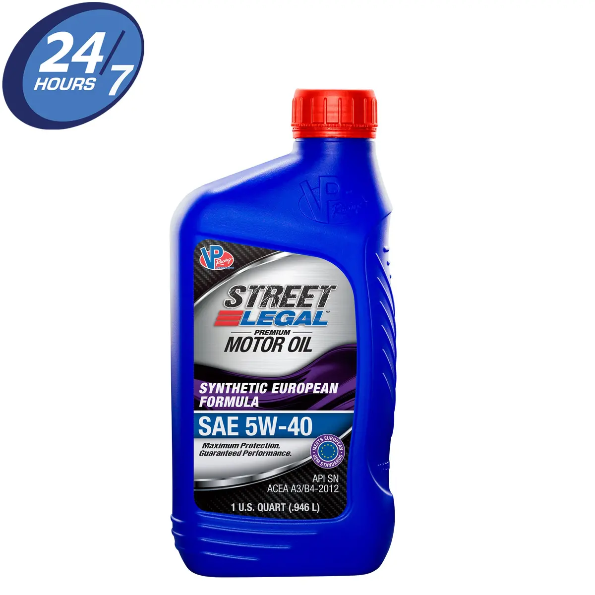 Vp Street Legal™ Synthetic European Motor Oil Sae 5W-40 1