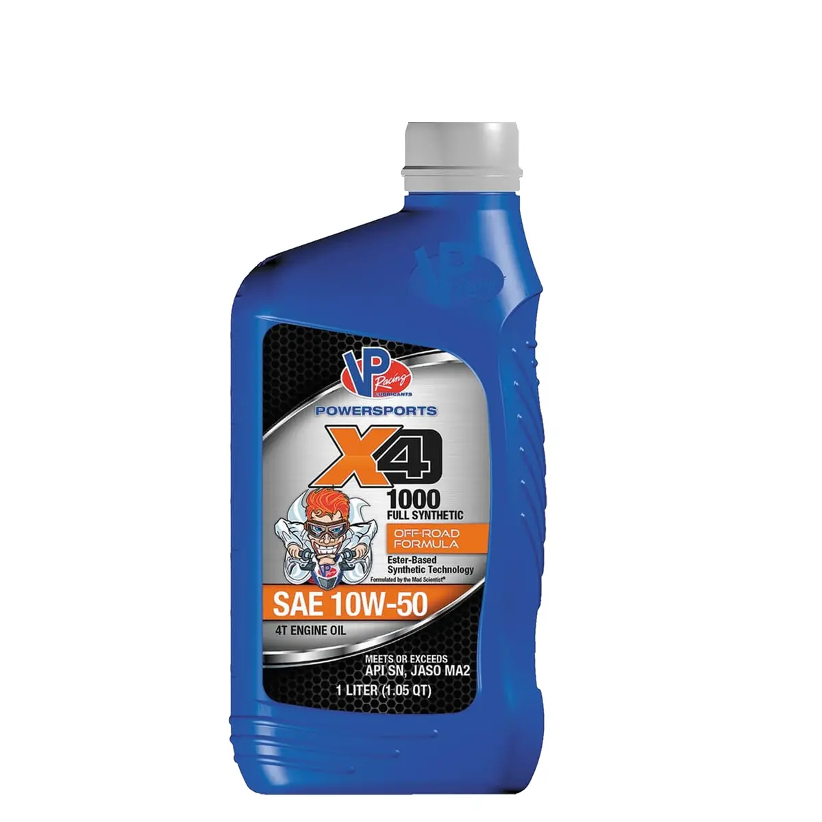 Vp X4 1000 Four Stroke Engine Oil – Full Synthetic Off-Road Formula 10W-50 1