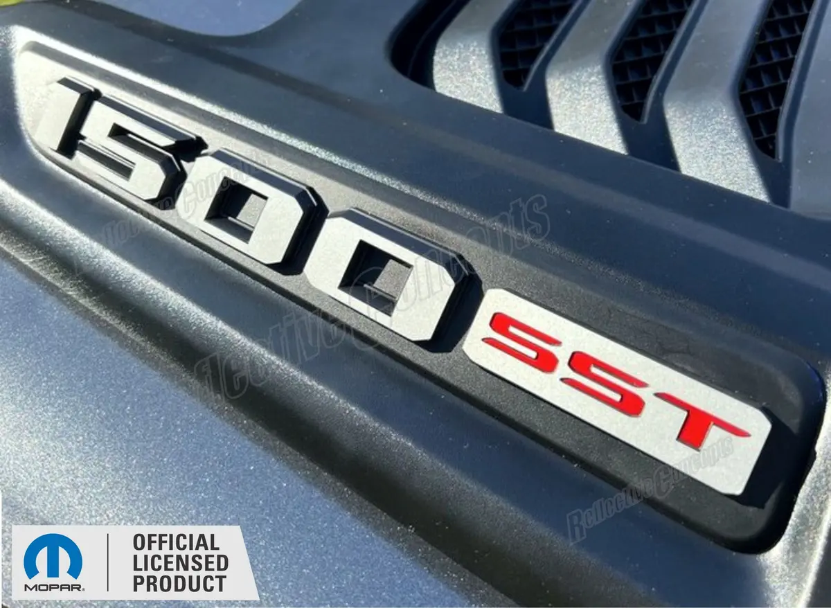 1500 Sst Sport Performance Hood Emblem Overlay Decals - 2025 Laramie And Rebel 1