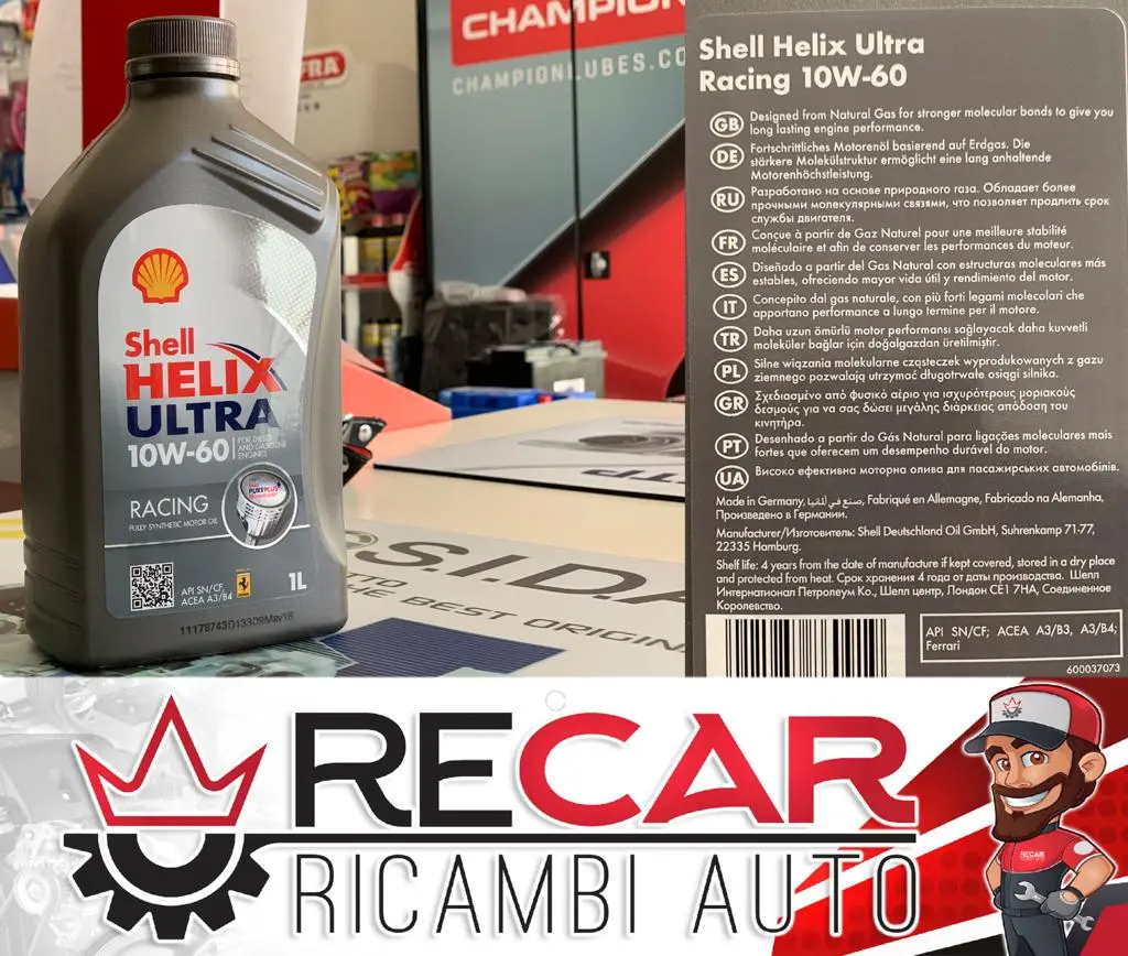 Shell Helix Ultra 10W60 Racing 1