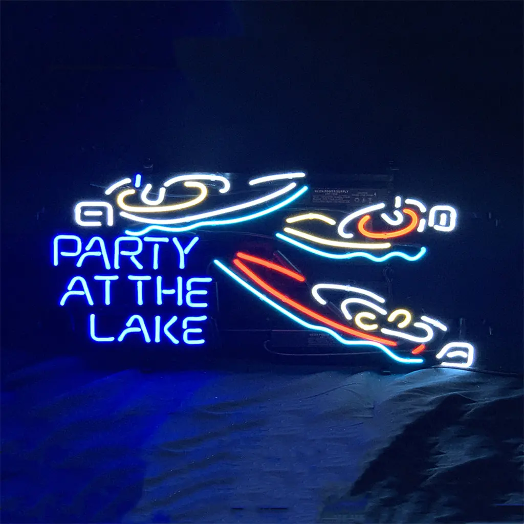 Yacht Party At The Lake Neon Signs 1
