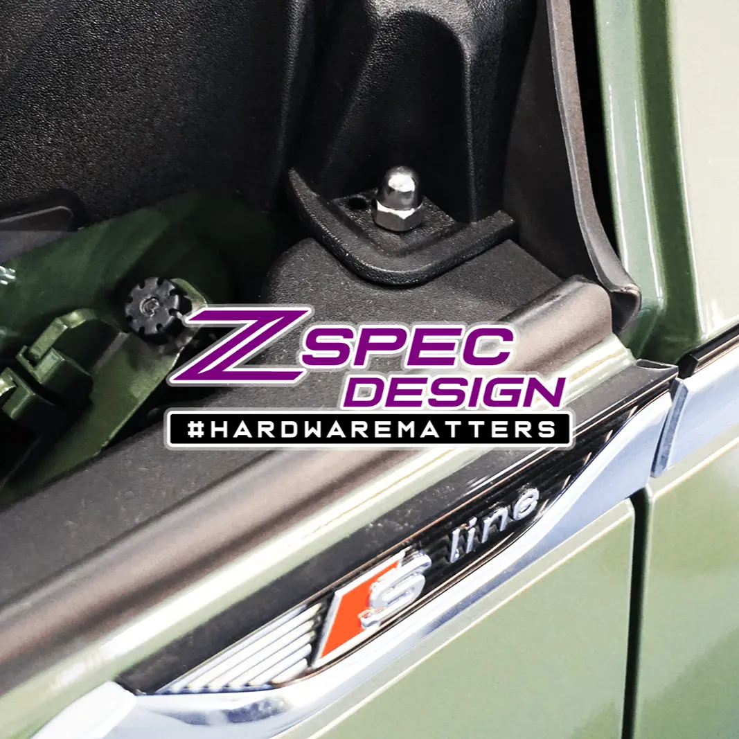 Zspec Stage-1 Dress Up Bolts® Fastener Kit For '18-22+ Audi A5 8W6 2.0L, Stainless & Billet 9