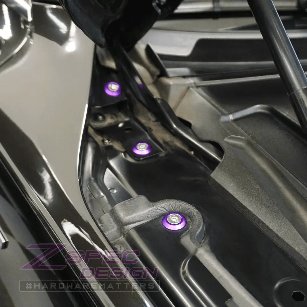 Zspec Stage-1 Dress Up Bolts® Fastener Kit For '12-18 Audi A7 4G8 3.0L, Stainless & Billet 4