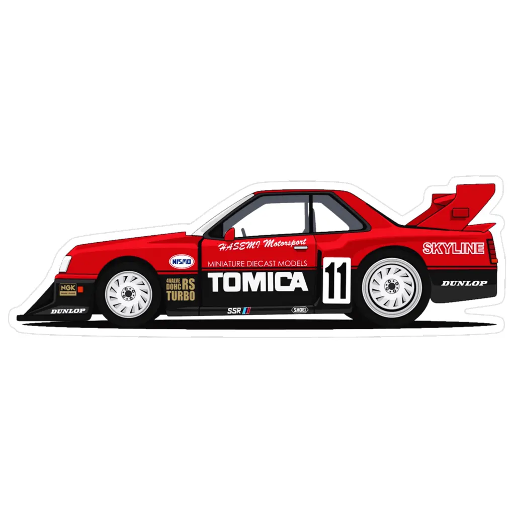 Nissan Skyline Super Silhouette Car Vinyl Decal / Sticker, 5" X 1.6" 1