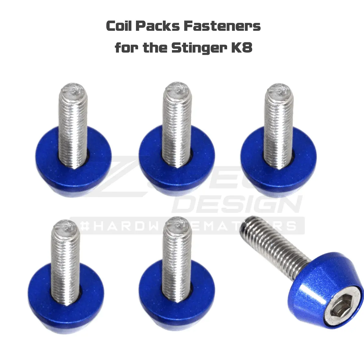 Zspec Coil Packs Fastener Kit For '18+ Stinger Gt, Stainless & Billet Hardware 3
