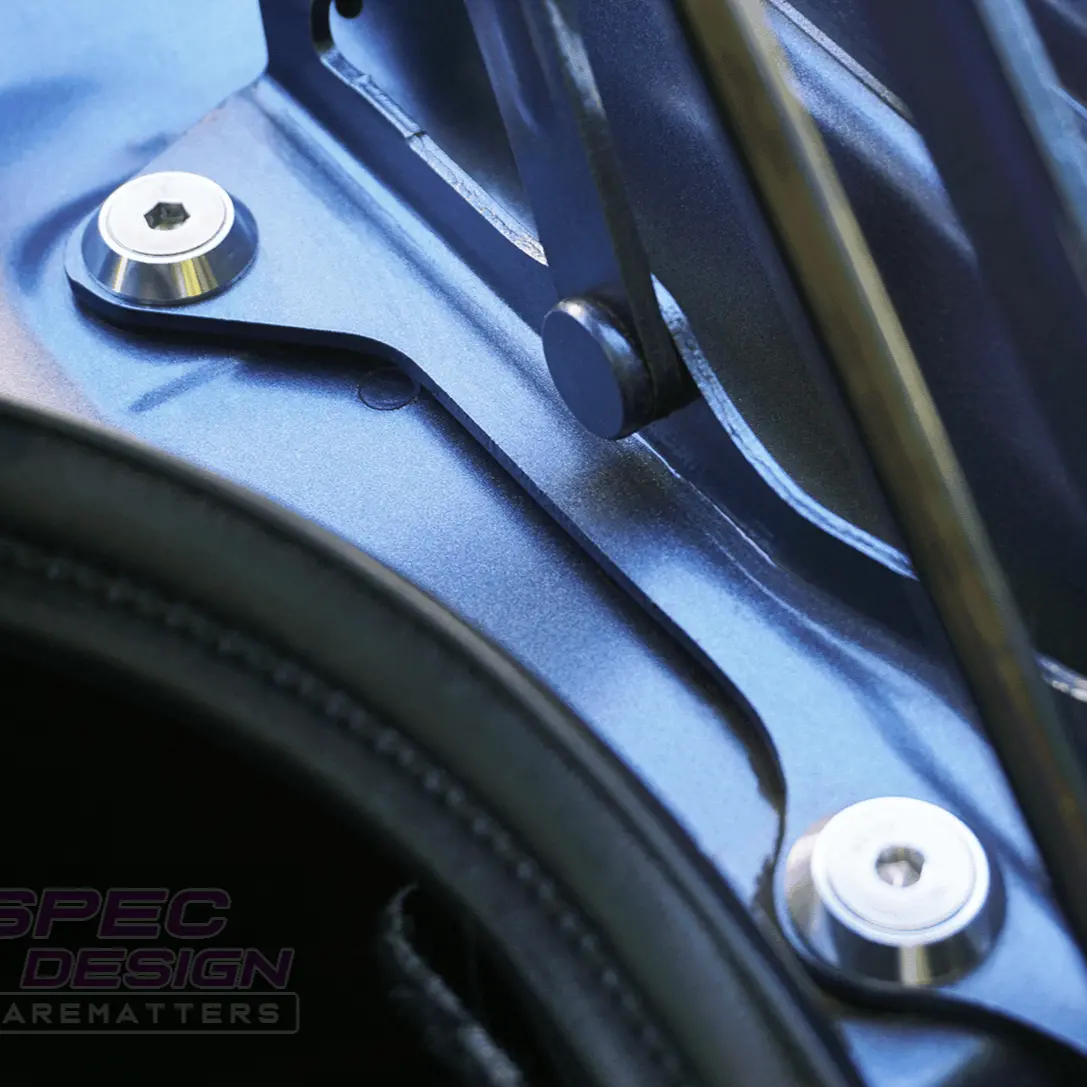 Zspec Dress Up Bolts® Trunk Fastener Kit For '16-21 Subaru Legacy 3.6L, Stainless & Billet 1