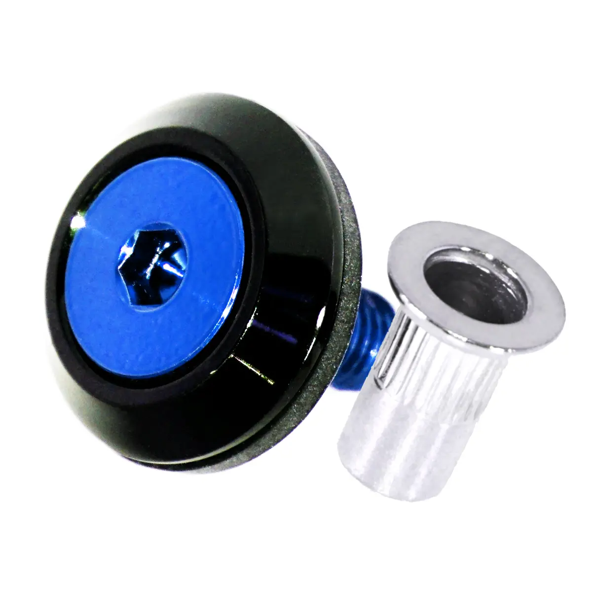 Zspec Low-Profile Body Kit Fastener, M5x20mm Titanium & Billet W/Rivet Nut, Per Each 1