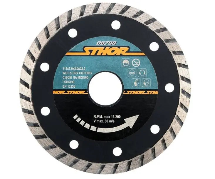 Disco Diamante Turbo 4-1/2" X 7/8" | Sthor 1