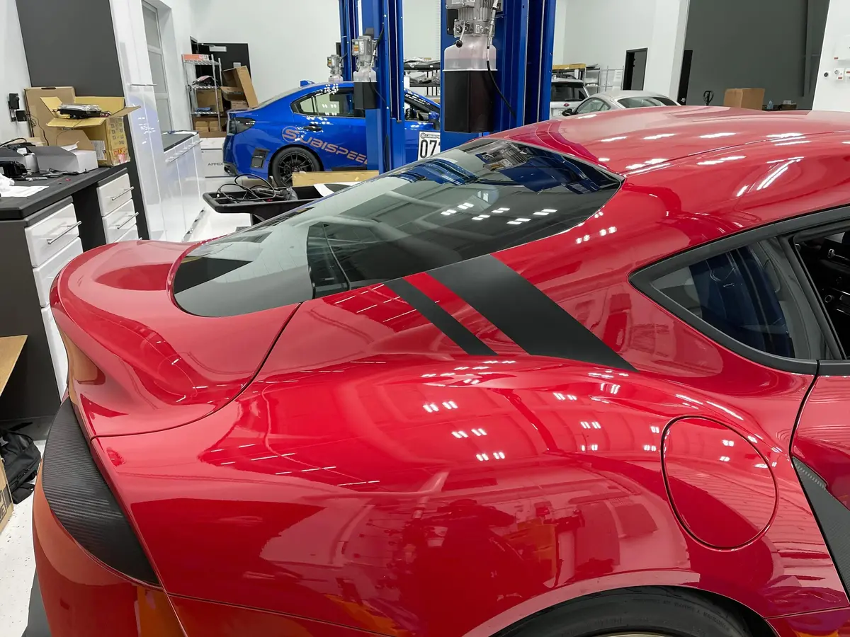 A91 Style Supra Rear Decklid Stripes - 2020+ Supra 2