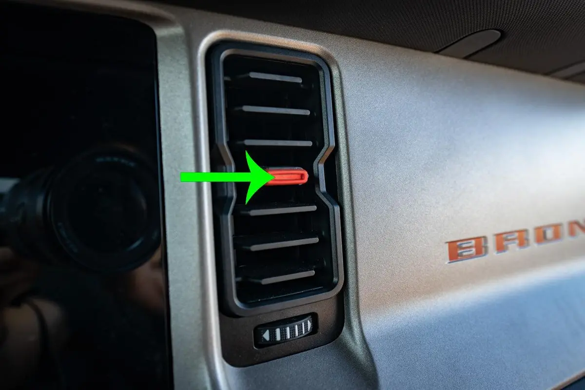 Ac Vent Tab Inlays (Printed Series) - 2021+ Bronco 1