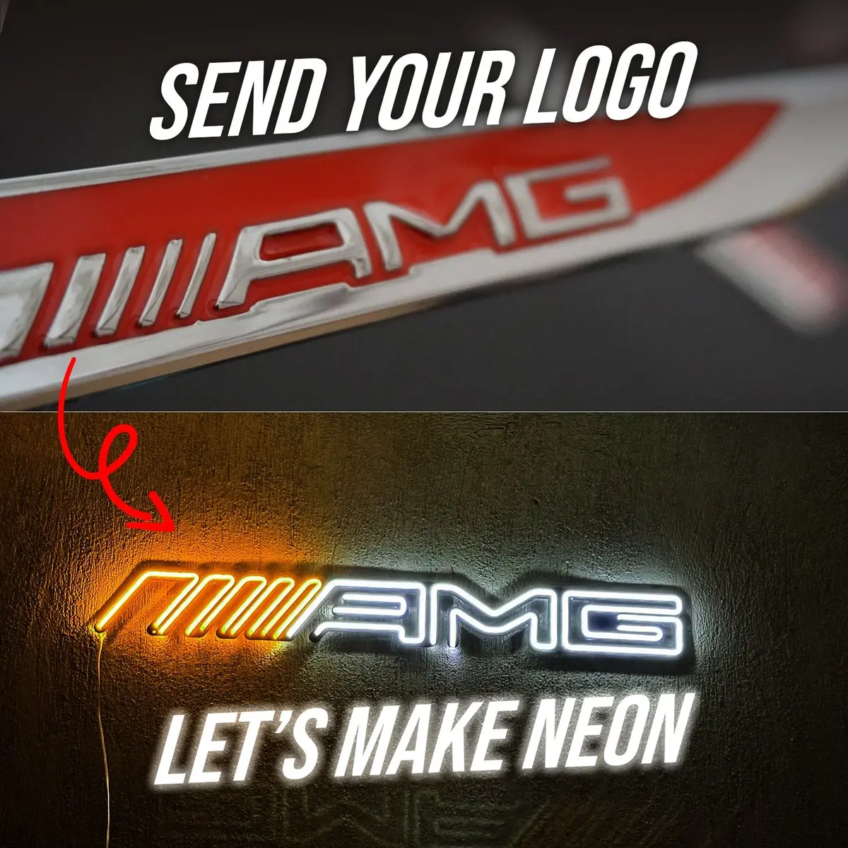 Your Personalized Logo Metal Neon Wall Art - Mtn0068 3