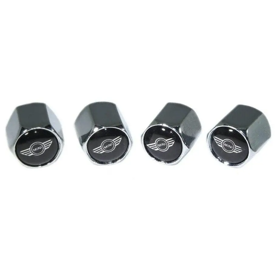 Chrome Valve Stem Tire Caps, Style: Mini 1