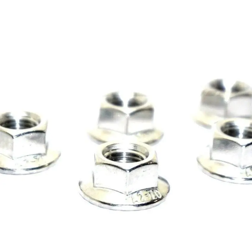 Zspec M10-1.25 Metric Flare Nuts, Sus304 Stainless Steel, 10-Pack 1