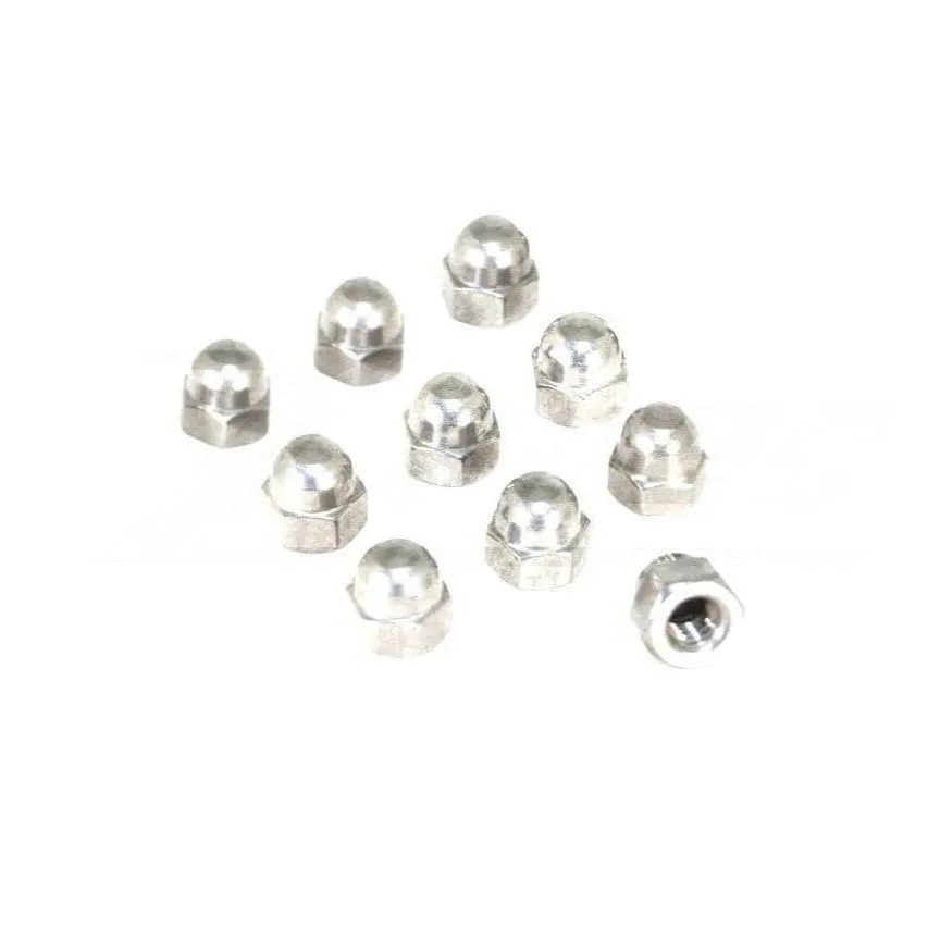 Zspec M3-0.5 Stainless Acorn Nuts, Stainless Sus304, 10-Pack 1