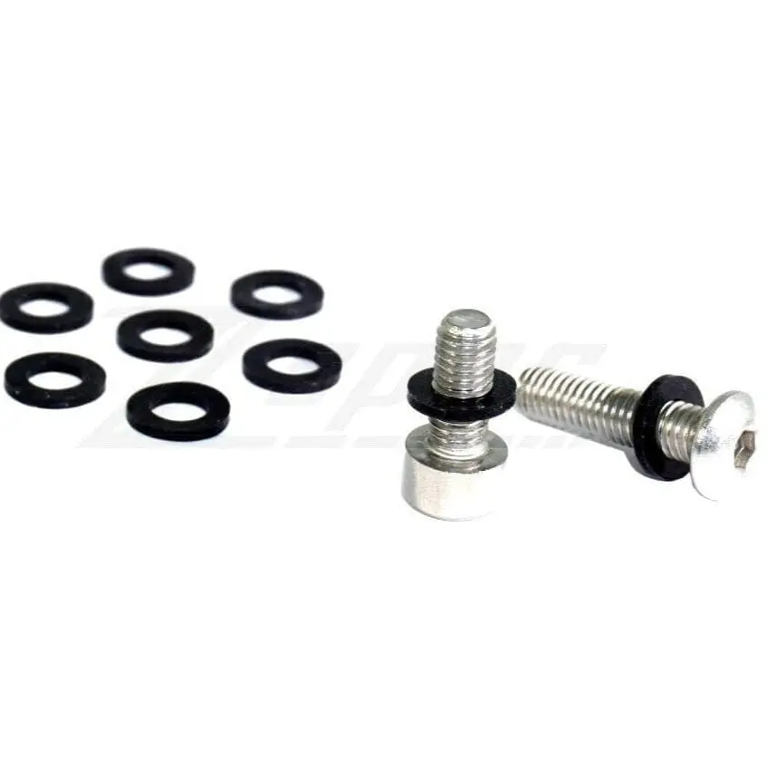 Zspec M5 Silicone Flat Washers For Shsc Or Button-Head Bolts, 10-Pack 1