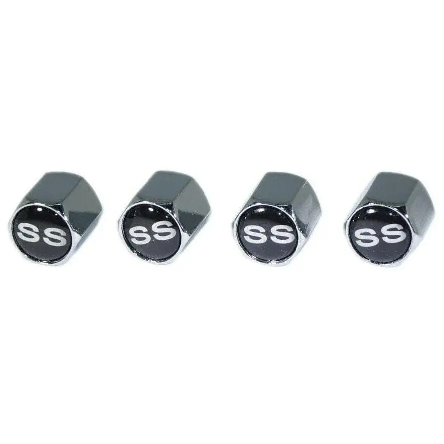 Chrome Valve Stem Tire Caps, Style: Gm Ss-Style 1