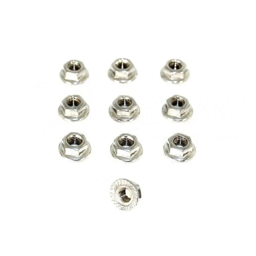 Zspec M3 Metric Flare Nuts, Stainless Sus304, 10-Pack 1