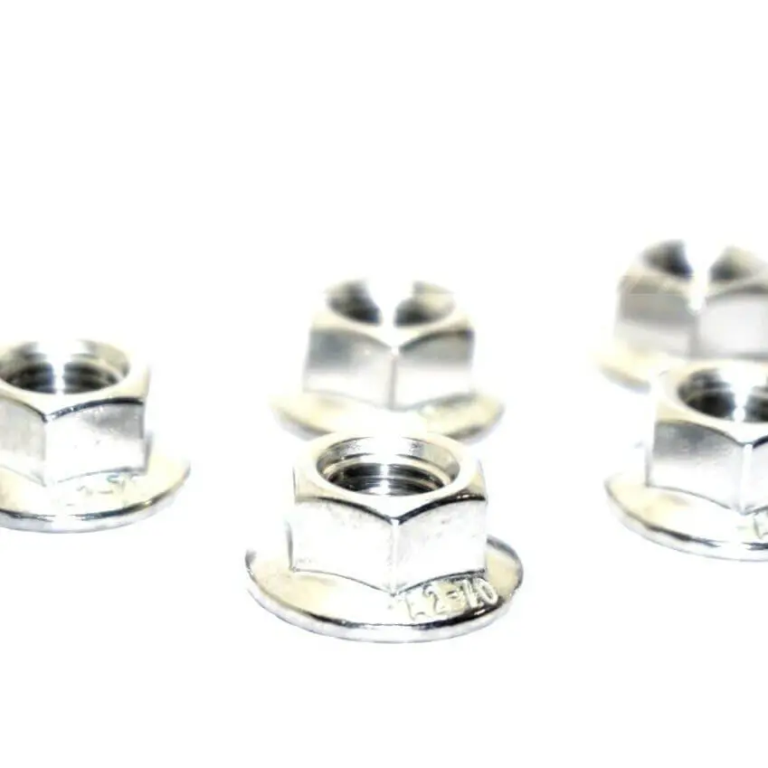 Zspec M8-1.25 Metric Flare Nuts, Sus304 Stainless Steel, 10-Pack 1