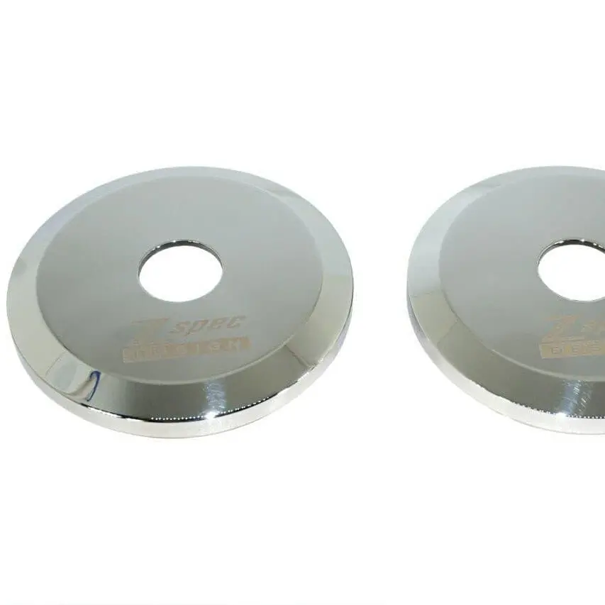 Zspec Shock Tower Covers, Polished Stainless, For '90-96 Nissan Z32 300Zx 1