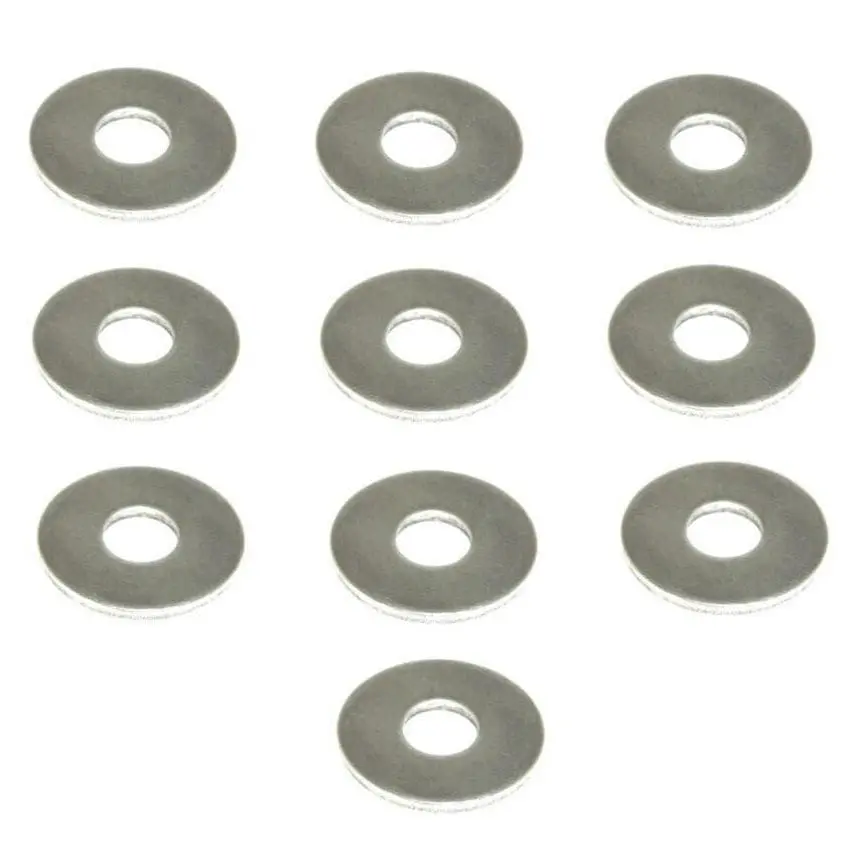 Zspec M5 Fender Flat Washers, Sus304 Stainless, 10-Pack 1