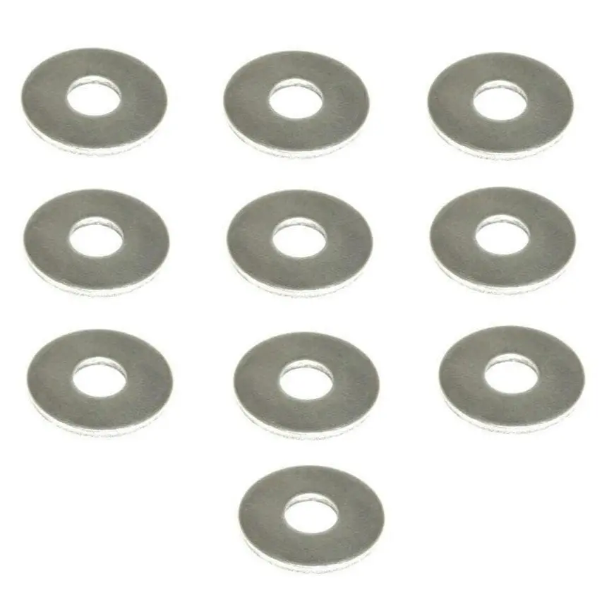 Zspec M10 Fender Flat Washers, Sus304 Stainless, 10-Pack 1