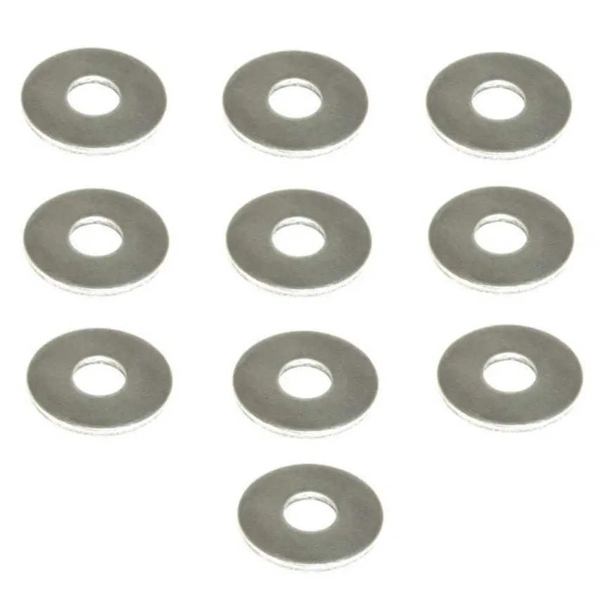 Zspec M8 Fender Flat Washers, Sus304 Stainless, 10-Pack 1
