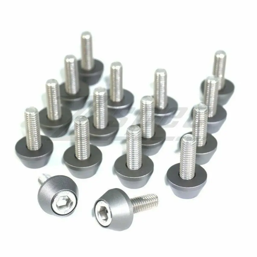Zspec Exhaust Valve Covers Fastener Kit For '90-99 Nissan Z32 300Zx, Stainless/Billlet 1