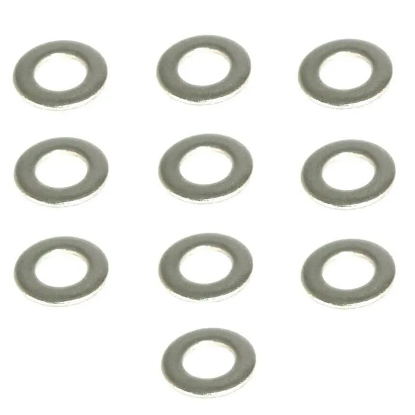 Zspec M6 Flat Washers, Sus304 Stainless, 10-Pack 1