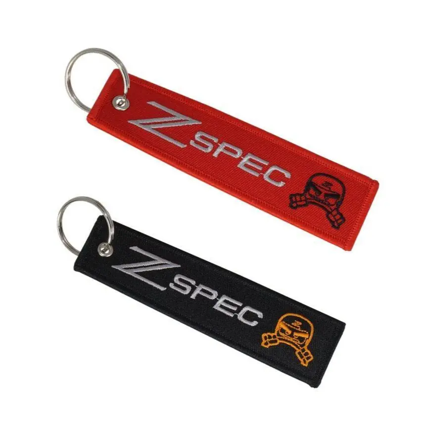 Zspec Design Jet Tag Keychains - Red Or Black 1