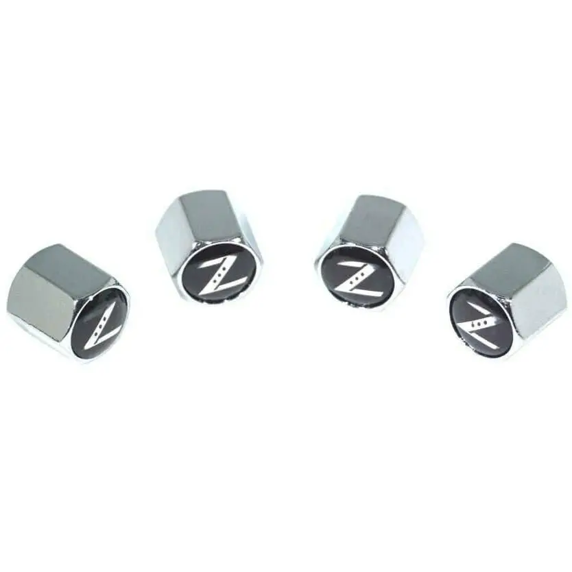 Chrome Valve Stem Tire Caps, Style: Nissan 350Z Z33 1