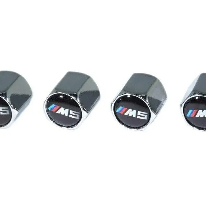 Zspec Chrome Valve Stem Tire Caps, Style: Bmw  M5 1